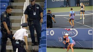 "M-am gândit, gata, s-a terminat, e o bombă!" Meciul Monicăi Niculescu cu Flavia Penetta, întrerupt de o dronă căzută în tribune