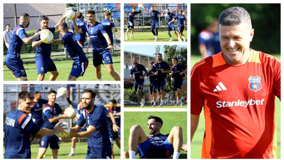 Cu zâmbetul pe buze! Așa a început Steaua pregătirea celui de-al șaselea sezon la rând în Liga 2. Prima noutate e un jucător venit din prima ligă, clubul confirmă cel puțin zece plecări
