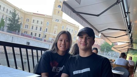 Fiul lui Laurențiu Reghecampf, decizie importantă de Sărbători! Și-a luat iubita, o gimnastă cunoscută a României, și a plecat din țară! | FOTO