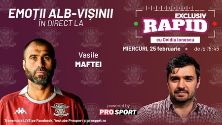 „EXCLUSIV RAPID” - înainte de meciurile cu Slobozia și Craiova