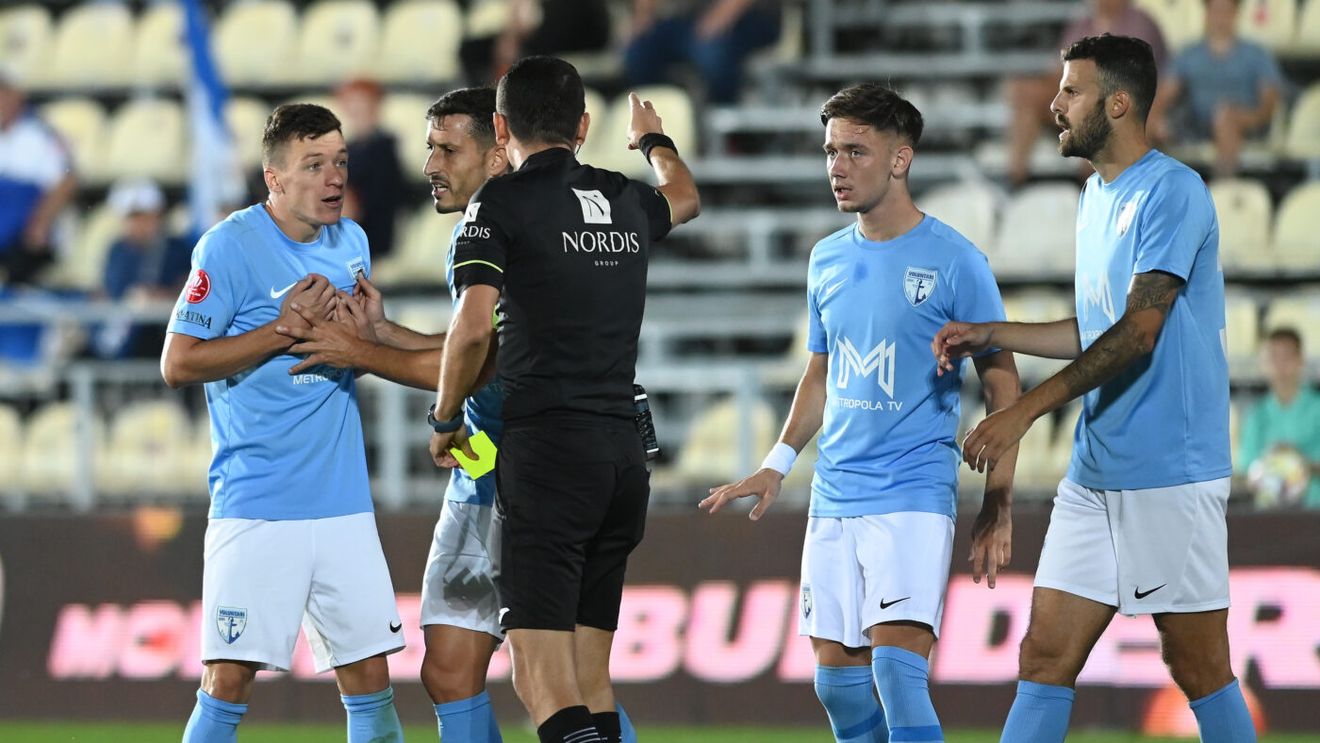 Eroare mare de arbitraj în FC Voluntari - Farul 2-0! Arbitrul Bîrsan, decizie împotriva ilfovenilor