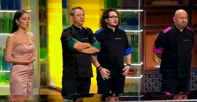 FOTO & VIDEO / Al doilea concurent eliminat la ”Chefi la cuțite”. Reacția dură a lui chef Cătălin Scărlătescu