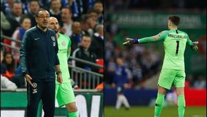 Reacția lui Sarri după ce Kepa l-a sfidat și a refuzat să fie schimbat. Cum a explicat momentul halucinant pentru un asemenea nivel