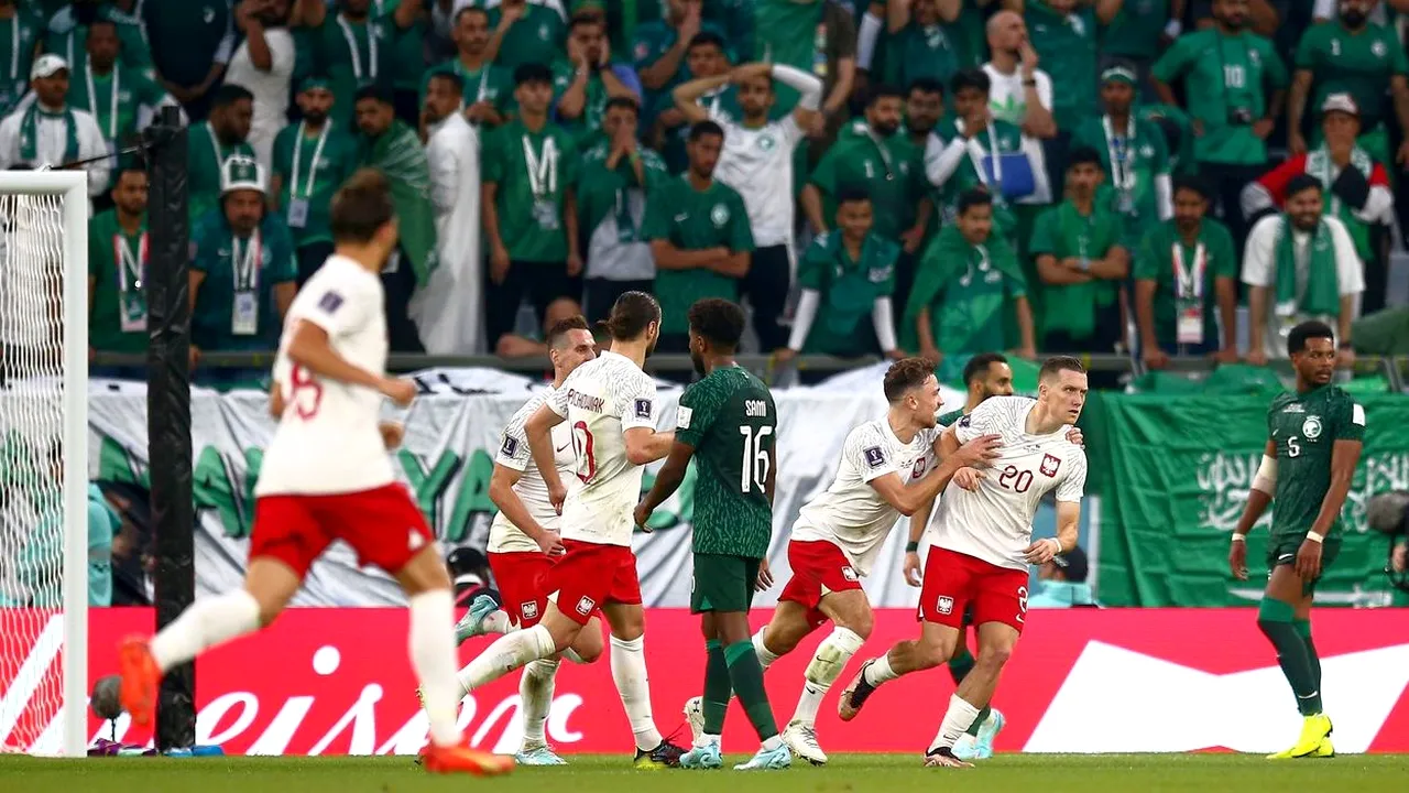 Polonia - Arabia Saudită 2-0 | Lewandowski și Zielinski îi duc pe polonezi pe primul loc în Grupa C de la Campionatul Mondial din Qatar