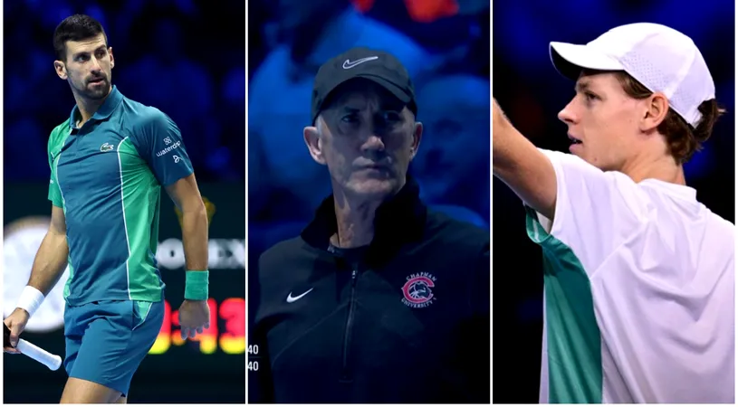 Novak Djokovic, salvat de Jannik Sinner și Darren Cahill la Turneul Campionilor! Italianul a jucat corect meciul cu Holger Rune, iar liderul mondial merge în semifinale