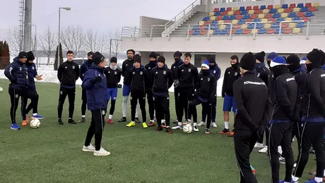 ”FC U” Craiova, probleme cu accidentările înaintea reluării Ligii 2. Patru jucători au ieșit din programul de pregătire al lui Ovidiu Stângă