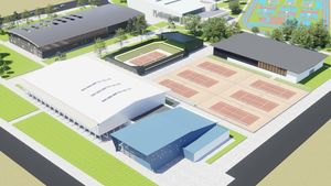 Cum va arăta noul centru sportiv fabulos din vestul României, în care vor fi investite zeci de milioane de euro. Imagini cu baza SF care va avea terenuri de tenis, fotbal, bazine de înot, patinoar și sală de gimnastică și scrimă