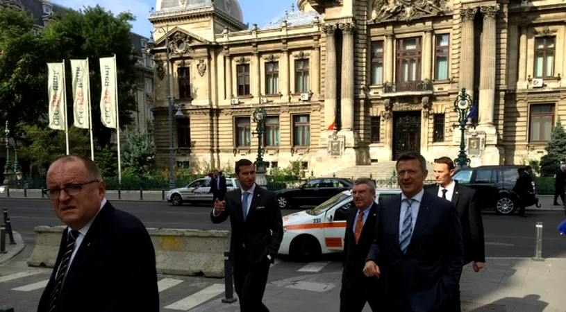 FOTO EXCLUSIV | Centenarul Olimpismului românesc: centrul vechi, ultima destinație în București pentru șeful CIO, Thomas Bach