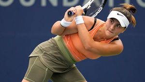 Bianca Andreescu a reușit lovitura zilei la Indian Wells! Unghiul imposibil găsit de „Bibi" | VIDEO