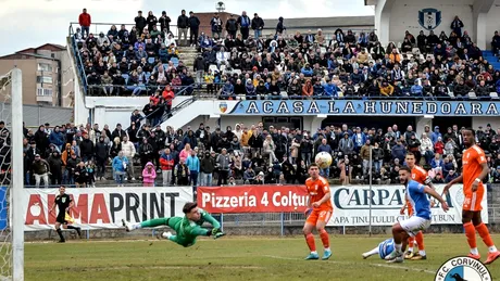 Corvinul a dominat FCU Craiova, dar n-a reușit să-i dea gol și play-off-ul nu mai este la îndemâna sa! Florin Maxim: ”Sezonul ți l-ai făcut nu cu aceste ultime meciuri”