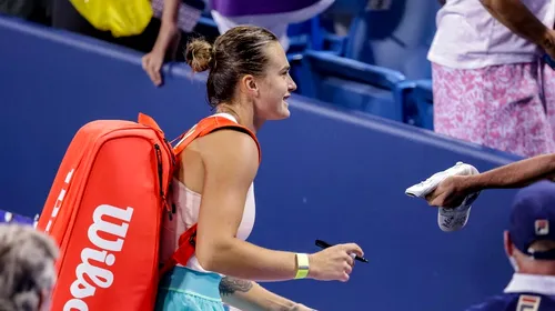 Aryna Sabalenka, tupeu fără margini! Ce le-a putut spune spectatorilor americani după calificarea în semifinale la Cincinnati: „Simt că vreți să mă vedeți plecând acasă!” VIDEO