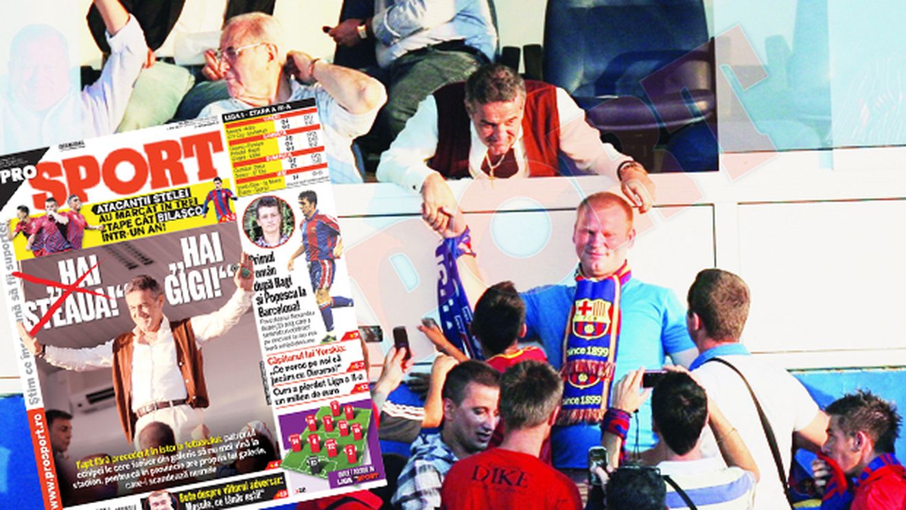 UNICAT în LUME!** Becali are propria galerie în provincie și le transmite ultrașilor să UITE de Steaua! 'Hai Gigi, nu hai Steaua'