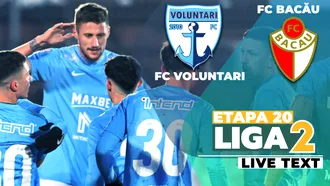 FC Bacău i-a ”urat” succes Voluntariului în play-off cu o victorie spectaculoasă chiar pe stadionul ”Anghel Iordănescu”