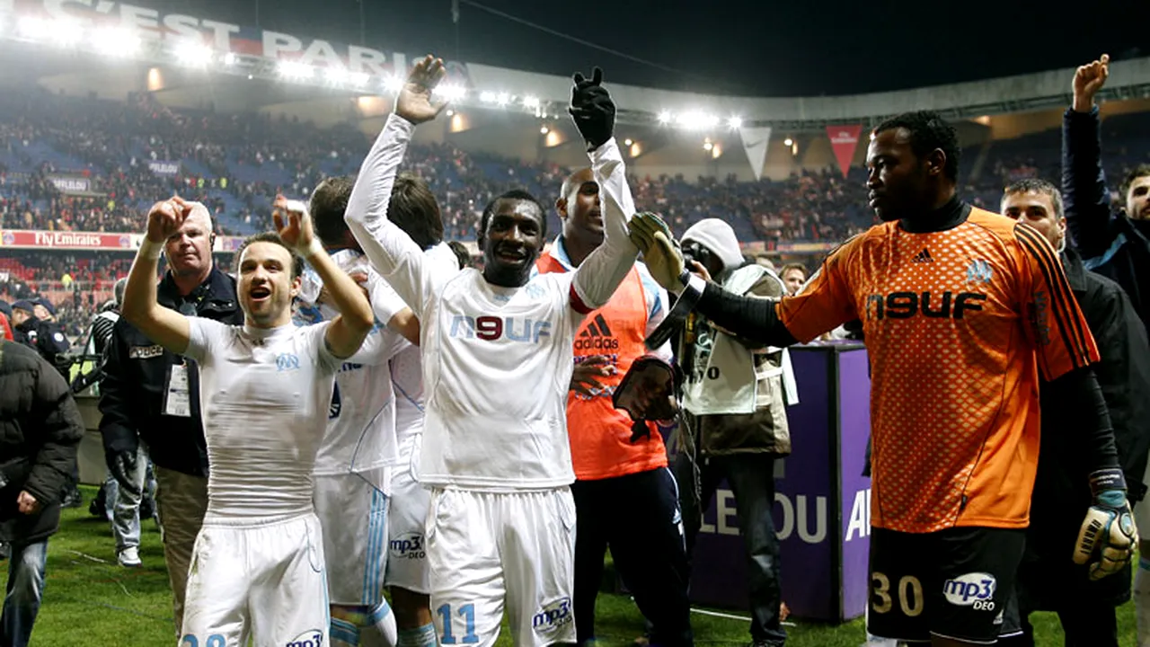 VIDEO / O. Marseille se impune în derby-ul Franței, 3-1 cu PSG pe 