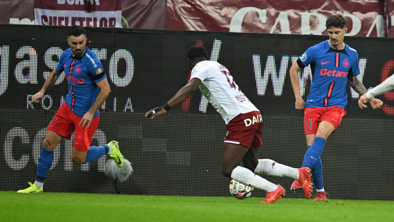 Gigi Becali a făcut prăpăd după Rapid - FCSB. A cerut penalty cu VAR și un cartonaș roșu: „E 11 metri clar”