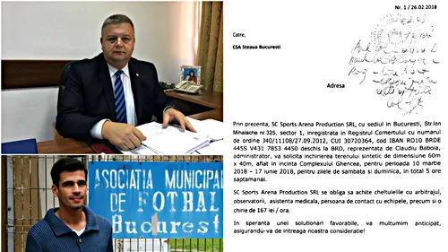 ANCHETĂ‚ | Steaua cedează un teren sintetic din Ghencea unui oficial AMFB urmărit penal pentru dare de mită. Contractul e de 5 ore pe săptămână, dar terenul este folosit zi-lumină, tot weekendul. Cum i s-a făcut loc peste noapte unui apropiat al comandantului și ce spune colonelul Petrea