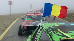 Vremea de pe Transalpina l-a făcut campion pe un bulgar în Campionatul Național de Drift