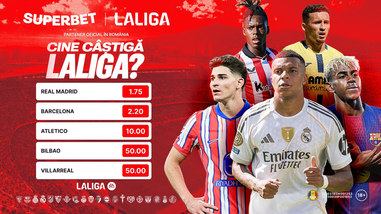 (P) Totul despre noul sezon din LaLiga! Cine sunt favoritele în oferta Superbet