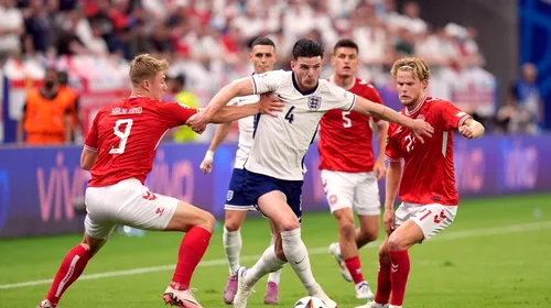 Danemarca – Anglia 1-1, în Grupa C de la EURO. Britanicii ratează victoria: totul se decide în ultima etapă!