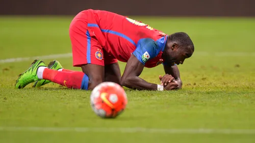 Tade, în genunchi! Steaua a dezamăgit la Cluj, francezul a fost printre cei mai slabi. E golgheterul ultimului campionat un pariu pierdut?