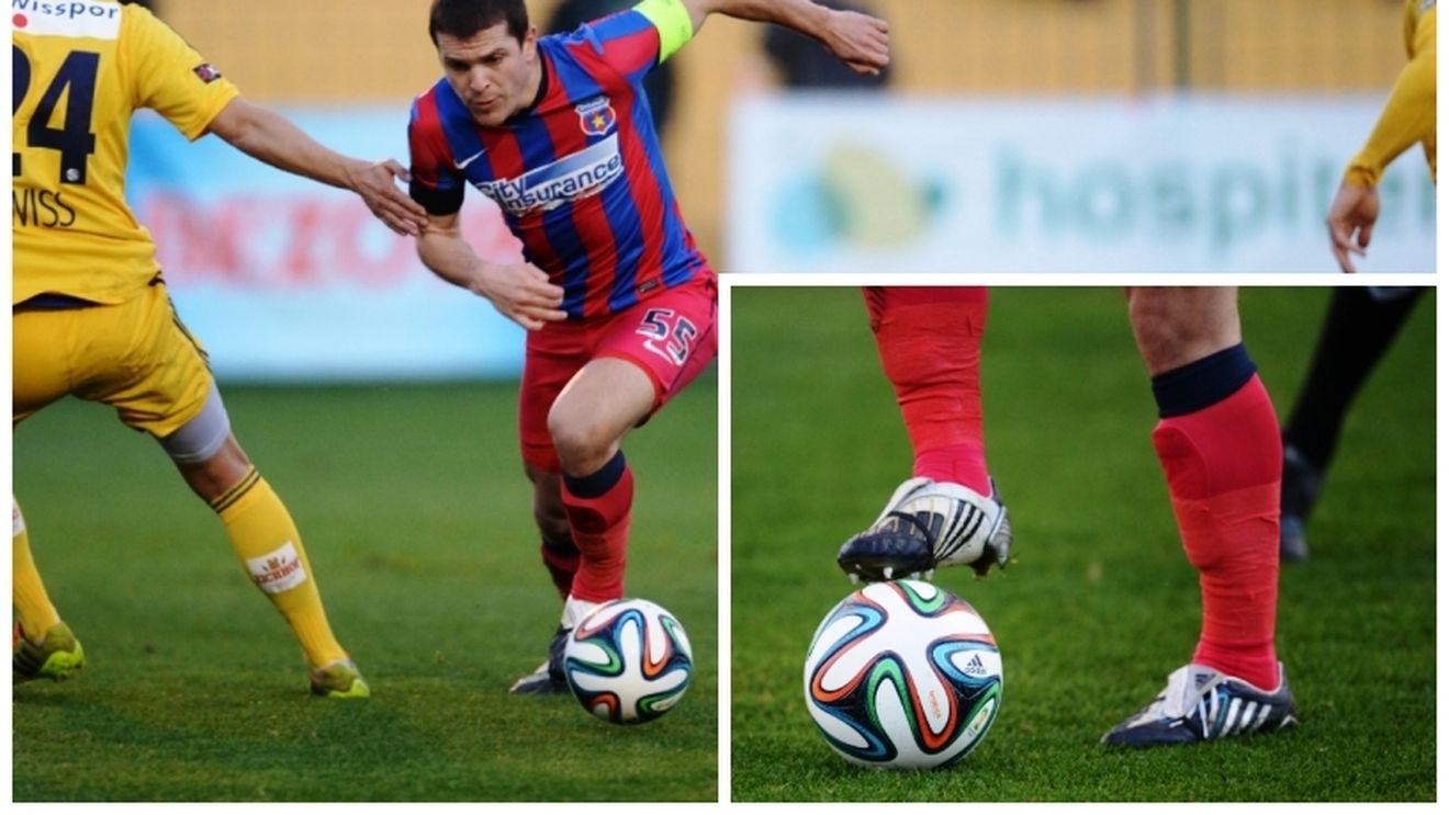 FOTO Steliștii s-au simțit ca la mondiale :) Lucerna a venit la amical cu mingea oficială de la Campionatul Mondial din Brazilia