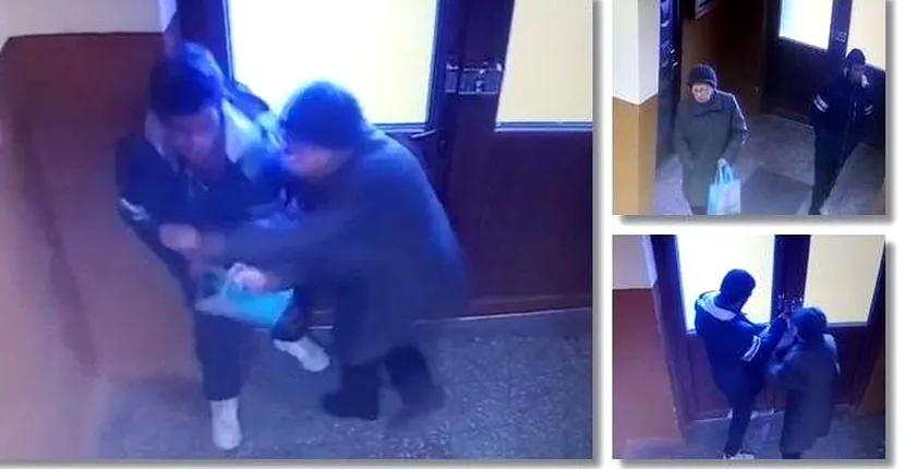 VIDEO | O bătrână a fost tâlhărită în scara unui bloc din Timișoara! Câți bani i-a furat hoțul