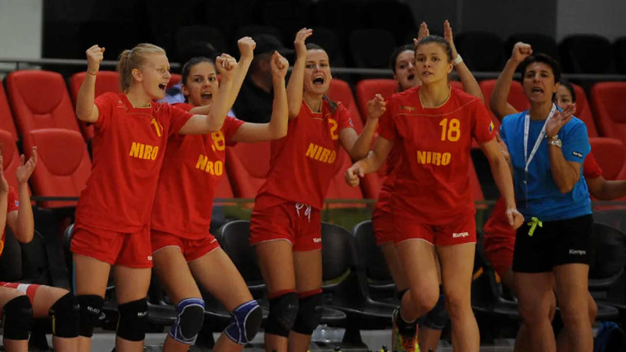 Victorie mare pentru handbalul juvenil: România - Spania 29-20. Naționala U17 a susținut primul meci la un Campionat European