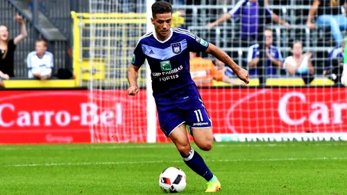 VIDEO | Gest superb făcut de Alex Chipciu când a scăpat singur cu portarul. Cum a deschis Anderlecht scorul cu Oostende