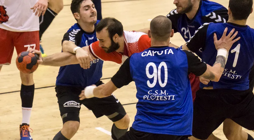 Dinamo câștigă sezonul regulat la handbal masculin. Trei dueluri din sferturile de finală sunt deja cunoscute, înainte de încheierea ultimei etape