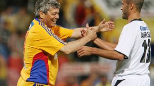 Mircea Lucescu: "Am dat o pasă de gol, n-ați văzut?"