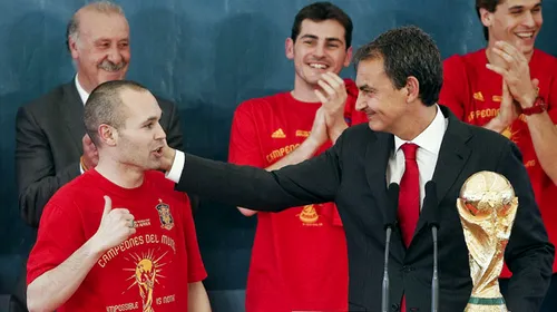Iniesta, favorit la câștigarea „Balonului de Aur FIFA”! **Ar putea fi al doilea spaniol care ia trofeul, după Suarez