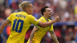 Banner şoc pe care ucrainenii l-au afişat cu Slovacia la EURO! Ce s-a întâmplat la scurt timp după