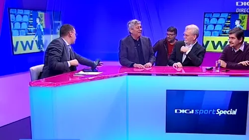 Moment superb în direct la TV: Mircea Lucescu 