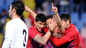 Și-a luat rolul în serios!** Tănase l-a impresionat pe Reghecampf în Austria: 'E de neînlocuit'