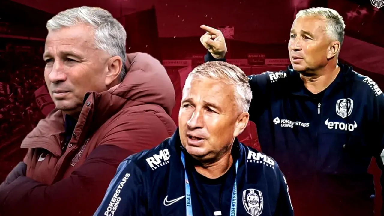 Reacție surprinzătoare a lui Dan Petrescu despre fotbalistul adus de Nelu Varga la CFR Cluj fără acordul său: „E cel mai bun număr 8 din România, cel mai tehnic!”