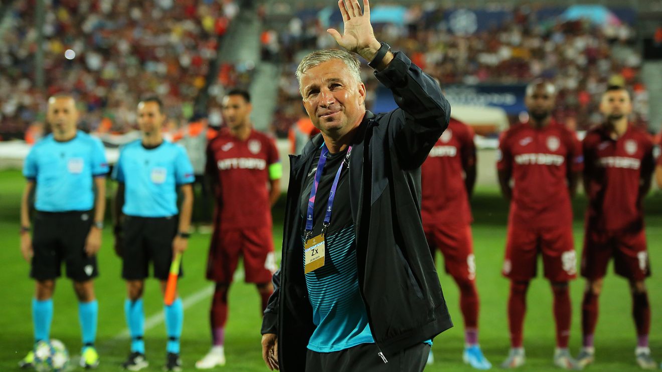 Dan Petrescu nu a fost impresionat de Slavia Praga: "Ne-au dominat, dar n-au avut ocazii". Golul încasat de CFR l-a scos din minți