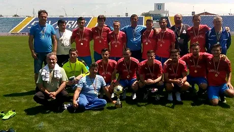Surclasată de Dumbrăvița,** Viitorul Șimian s-a răzbunat pe o echipă de Liga 5 în finala Cupei României și a realizat eventul la Mehedinți