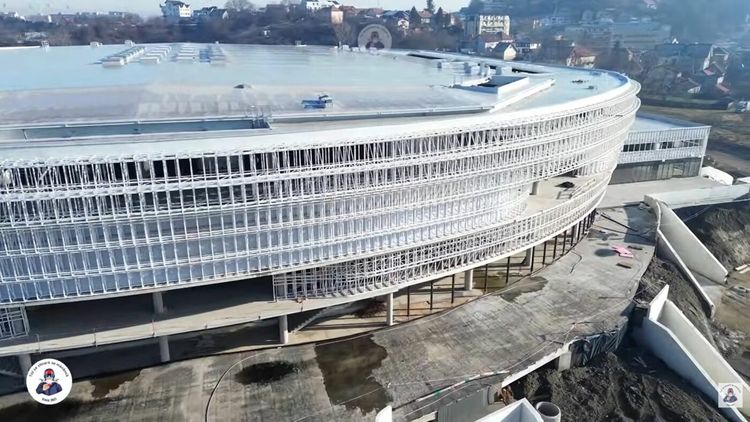 E aproape gata Sala Polivalentă Collosseum din România! Bijuteria SF din oraşul istoric a costat peste 70.000.000 de euro
