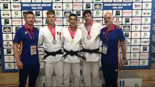 Performanță mare pentru judoul românesc! Trei medalii, dintre care una de aur, la Cupa Europeană de Juniori, de la Paks