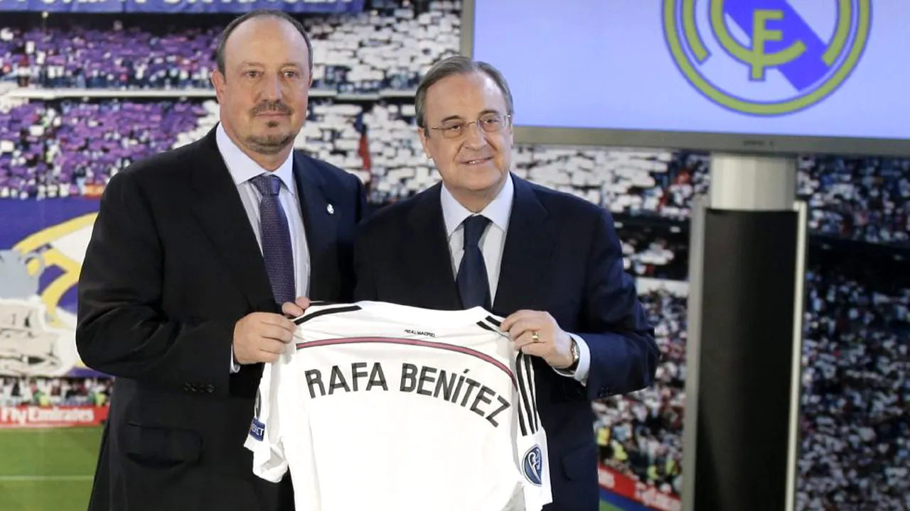 FOTO | Rafa Benitez, cu lacrimi în ochi la prezentarea oficială ca antrenor al Realului: 