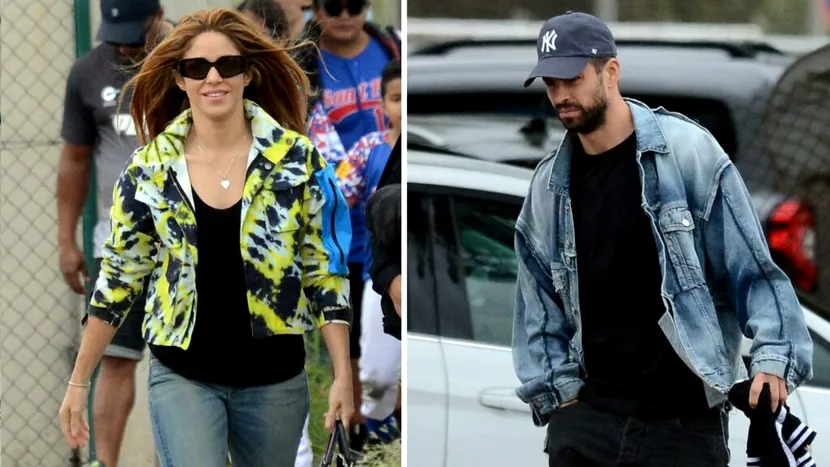 Shakira și Gerard Piqué, surprinși la meciul de baseball al fiului lor. Cei doi nu au interacționat deloc