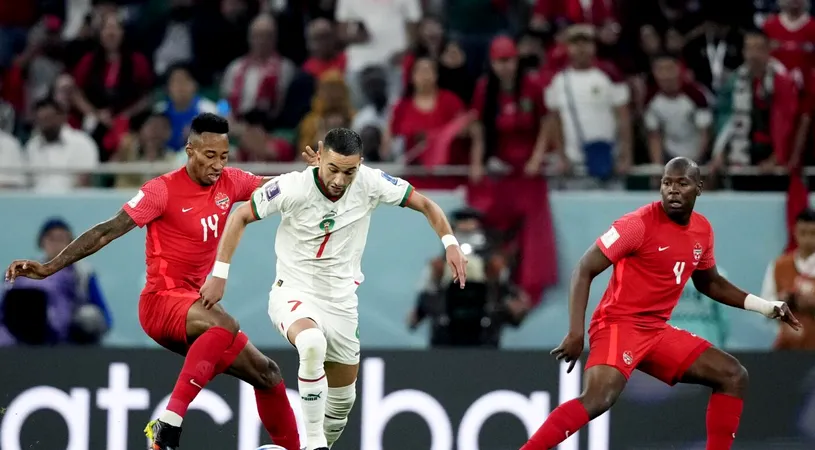 Canada - Maroc 1-2, în Grupa F de la Campionatul Mondial din Qatar! Africanii se califică în optimi de pe primul loc!