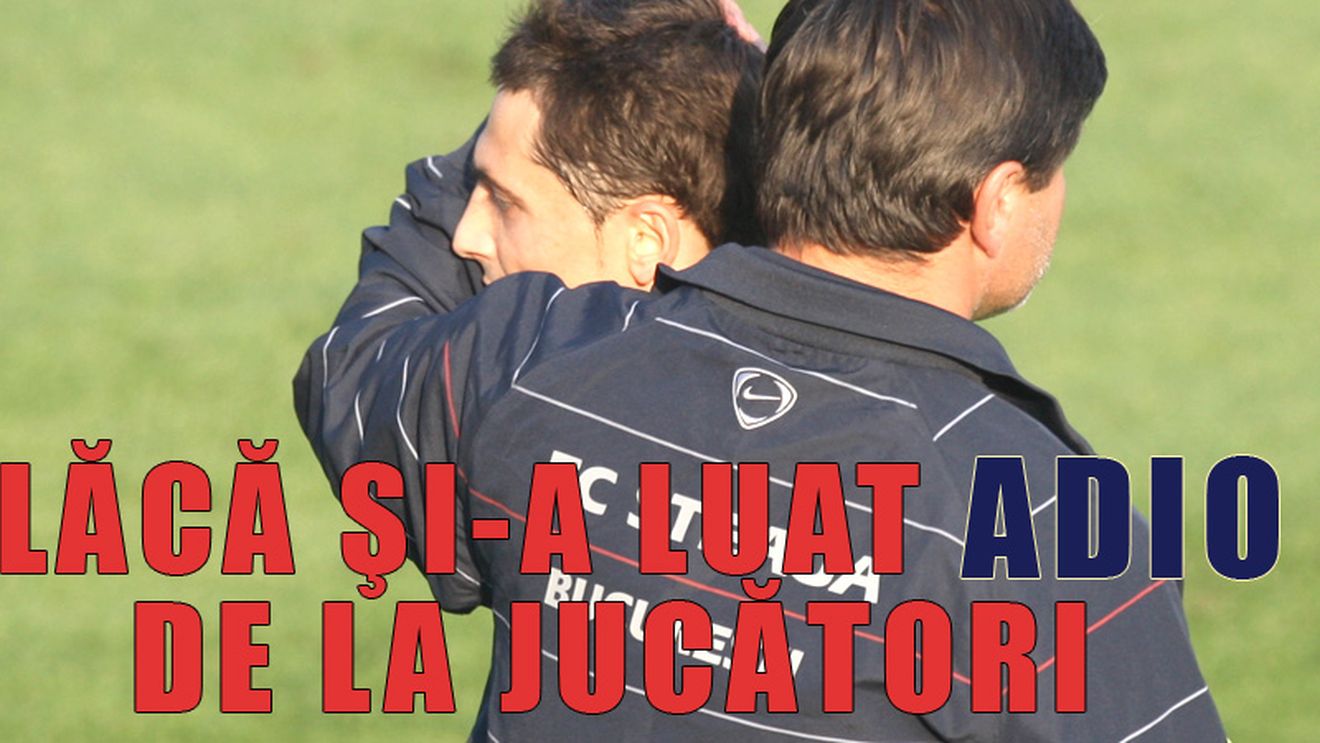 FOTO / Lăcătuș, la ultimul antrenamet în Ghencea!