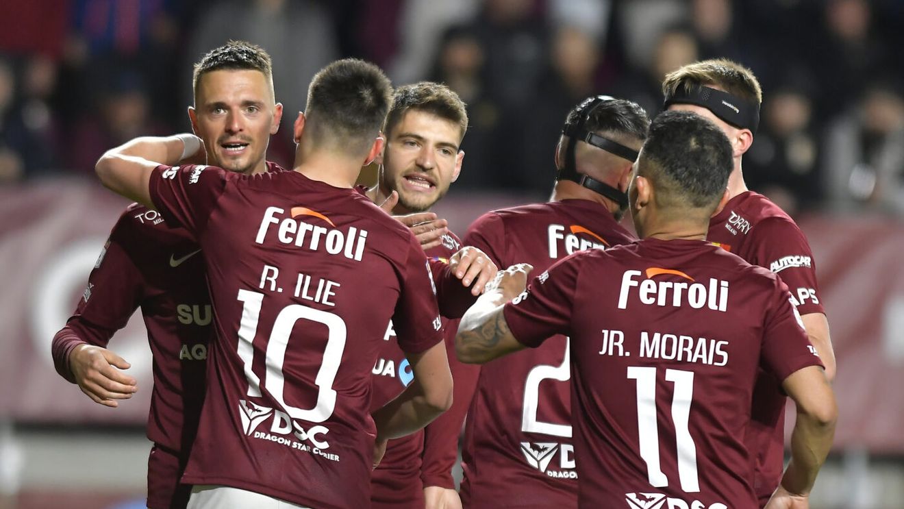 Rapid - Gaz Metan Mediaș 8-0. Festival de goluri pe stadionul din Giulești! Adi Mutu rămâne neînvins pe banca rapidiștilor | VIDEO