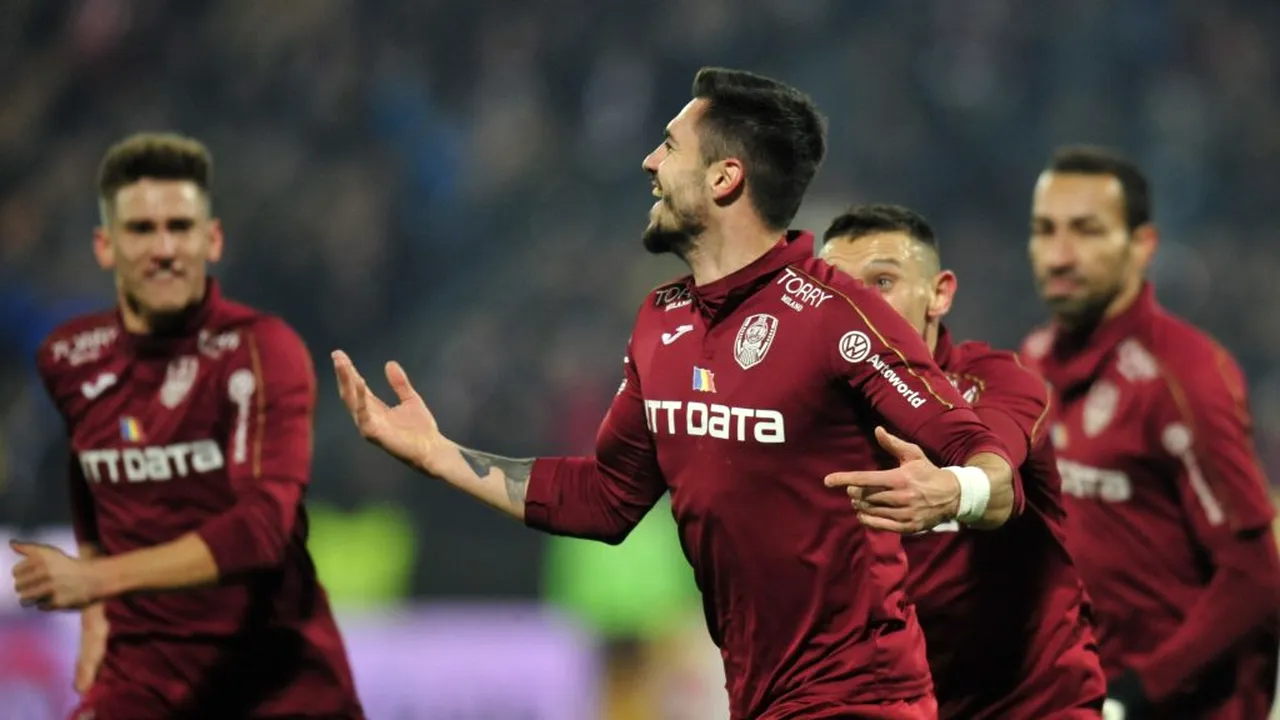 CFR Cluj - Astra Giurgiu 2-0. CFR urcă pe prima poziției! Budescu și-a lăsat echipa în inferioritate! Meciul de adio al lui Emmanuel Culio.