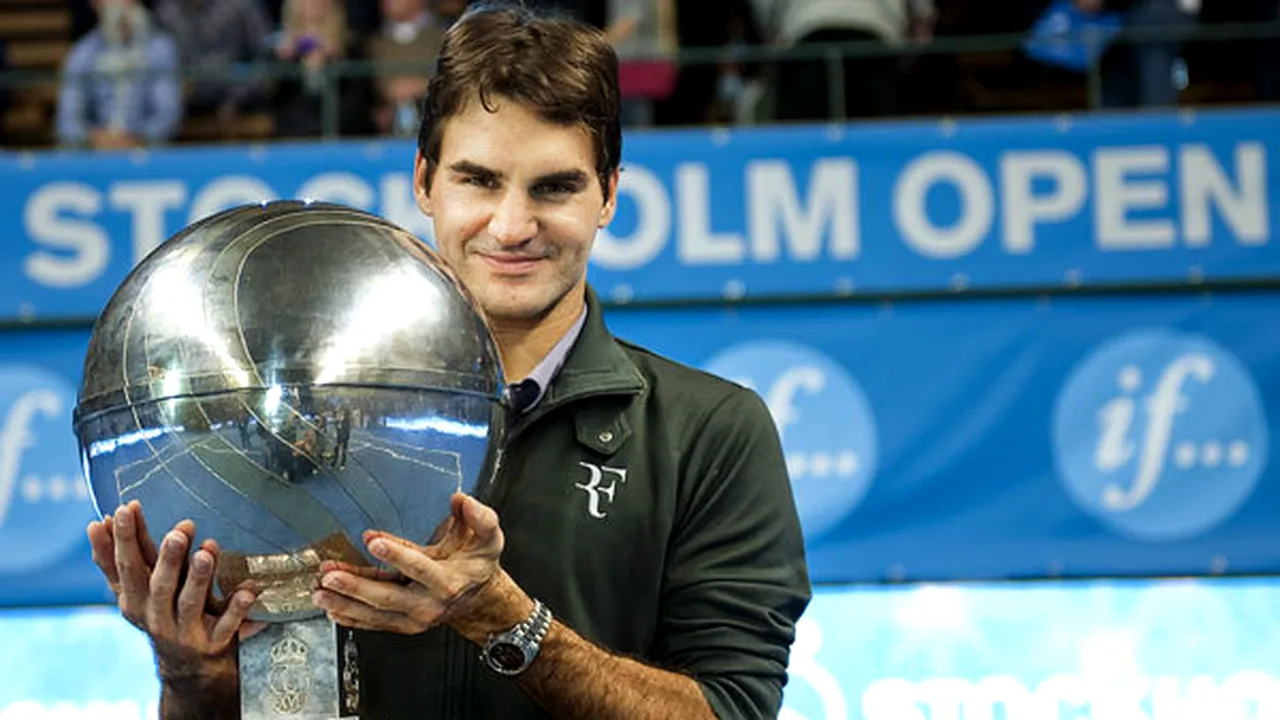 Federer scrie istorie! Elvețianul a câștigat la Stockholm și l-a egalat pe Sampras