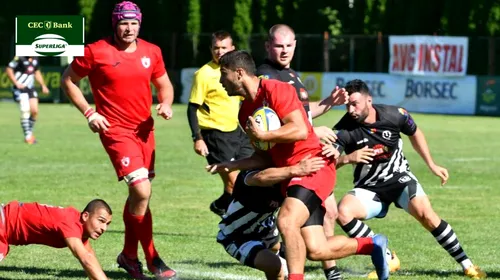 Rugby: Dinamo este ultima echipă calificată în semifinalele Super Ligii CEC Bank, după o victorie la limită cu Universitatea Cluj