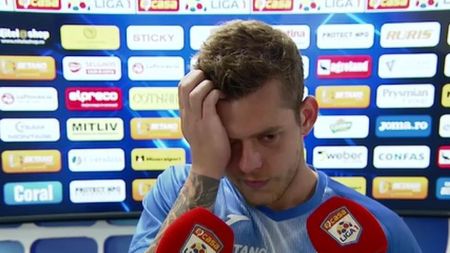 Alexandru Cicâldău, cu ochii în lacrimi după eșecul din derby-ul Craiova - FCSB, 0-1: "Ținem capul jos"