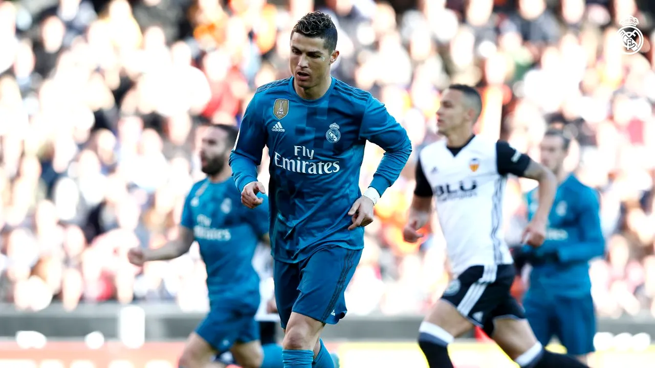 S-a trezit campioana? Real Madrid s-a impus categoric împotriva Valenciei, Cristiano Ronaldo a transformat două lovituri de pedeapsă