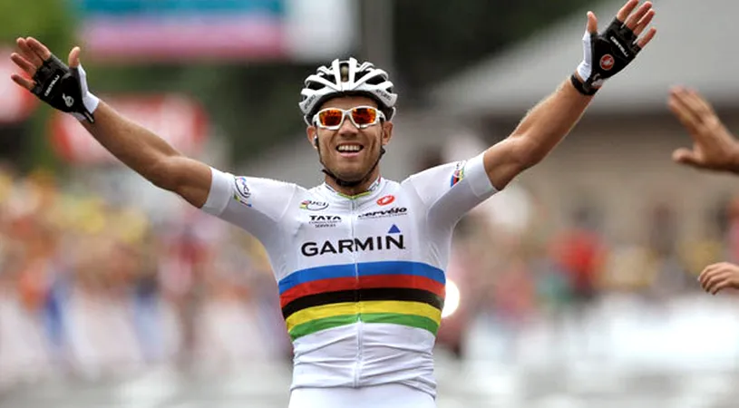 Norvegianul Thor Hushovd a câștigat etapa a XIII-a a Turului Franței!** Voeckler își păstrează tricoul galben